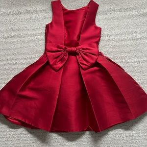 Kate Spade Backless Bow Mini Dress in Dynasty Red